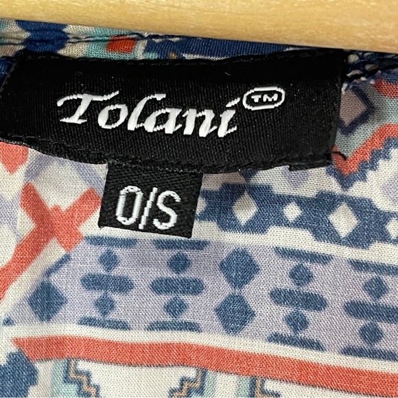 TOLANI Embroidered Modal Patchwork Print Kimono, One Size - Picture 8 of 11